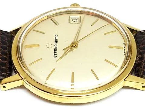 Eterna Eterna-Matic 746 T 34.5mm Yellow gold White 9