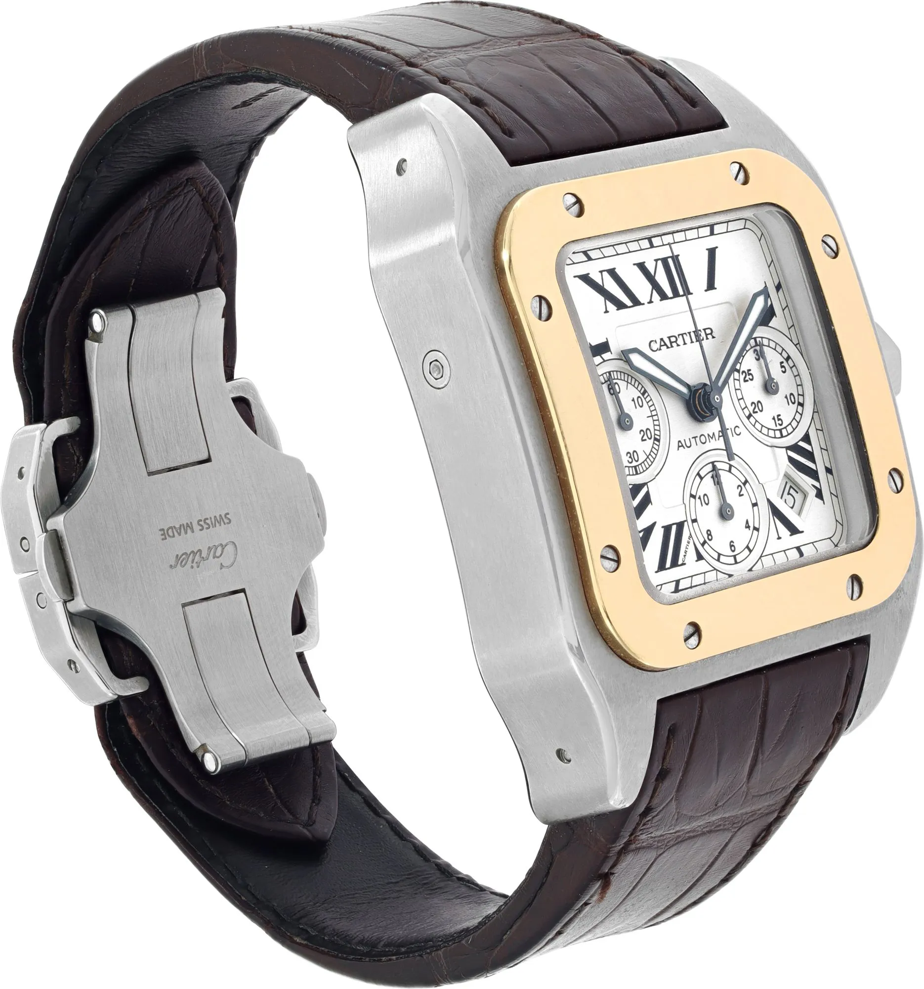 Cartier Santos W20091X7 41mm Stainless steel White 2