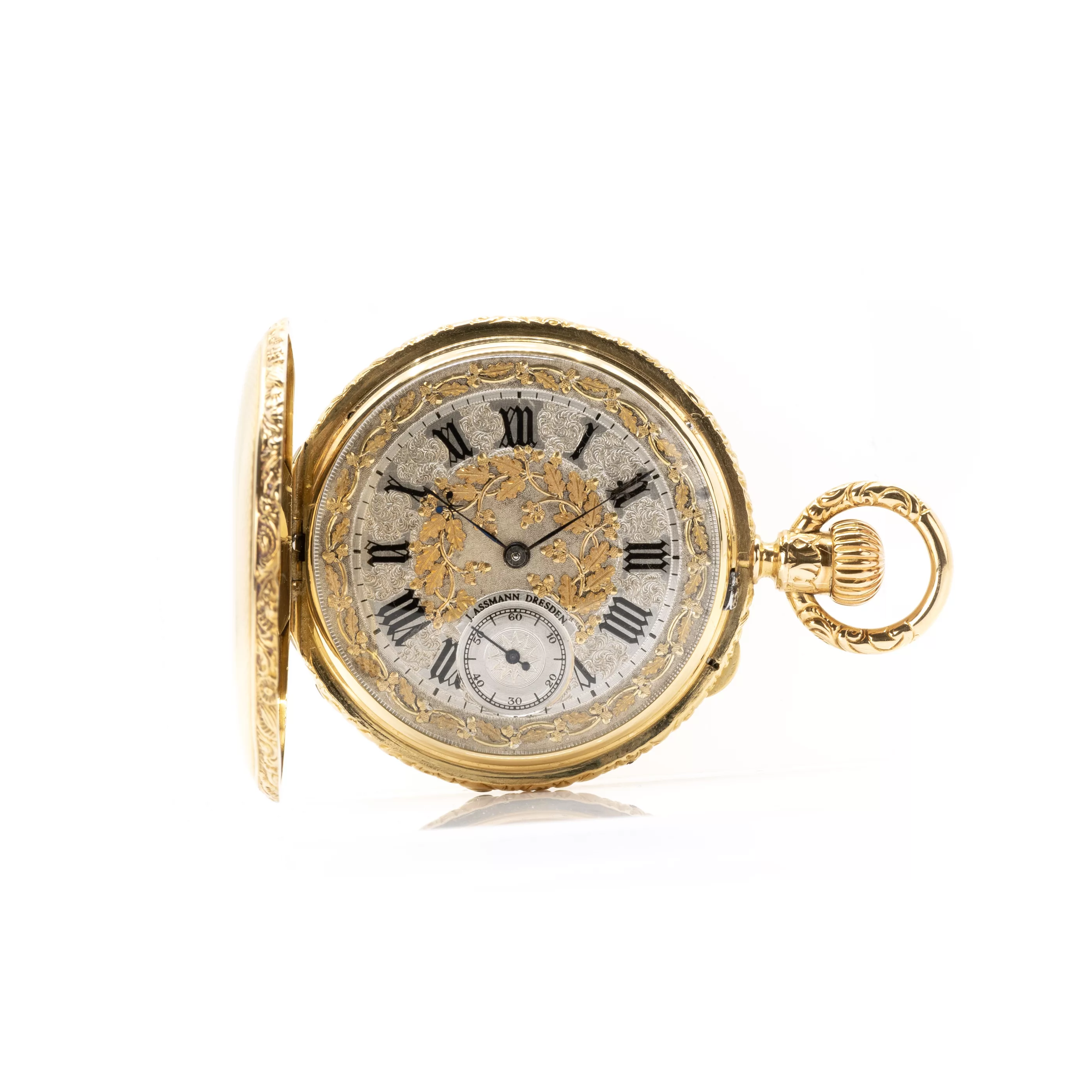 Julius Assmann 50mm Yellow gold Silver