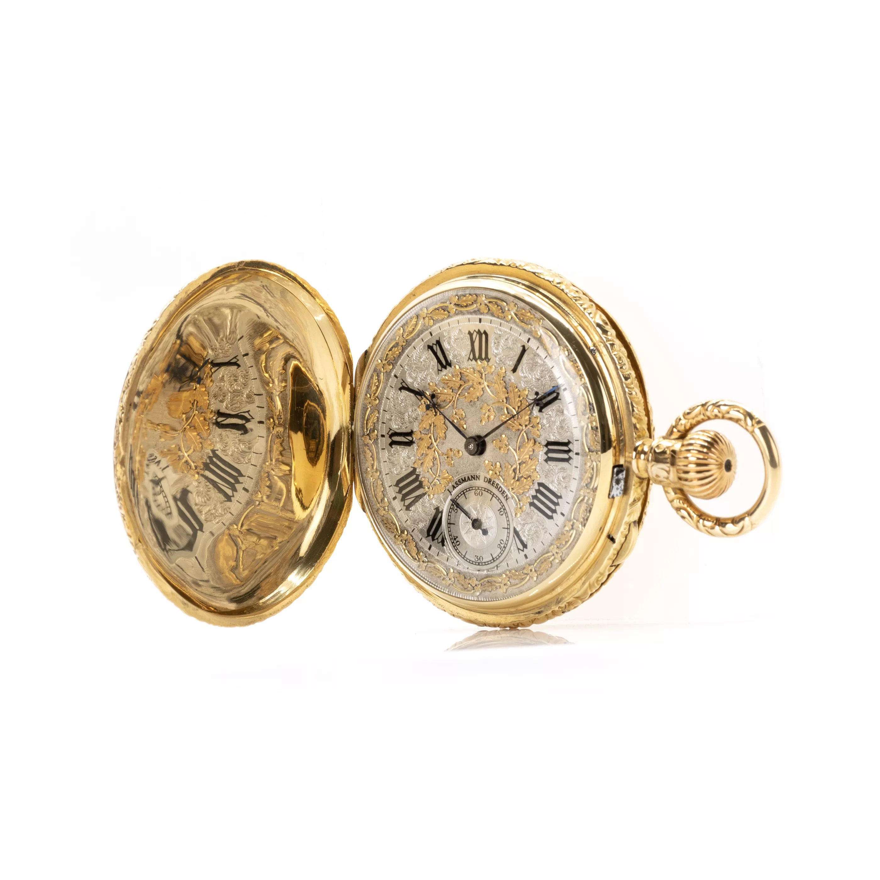 Julius Assmann 50mm Yellow gold Silver 1