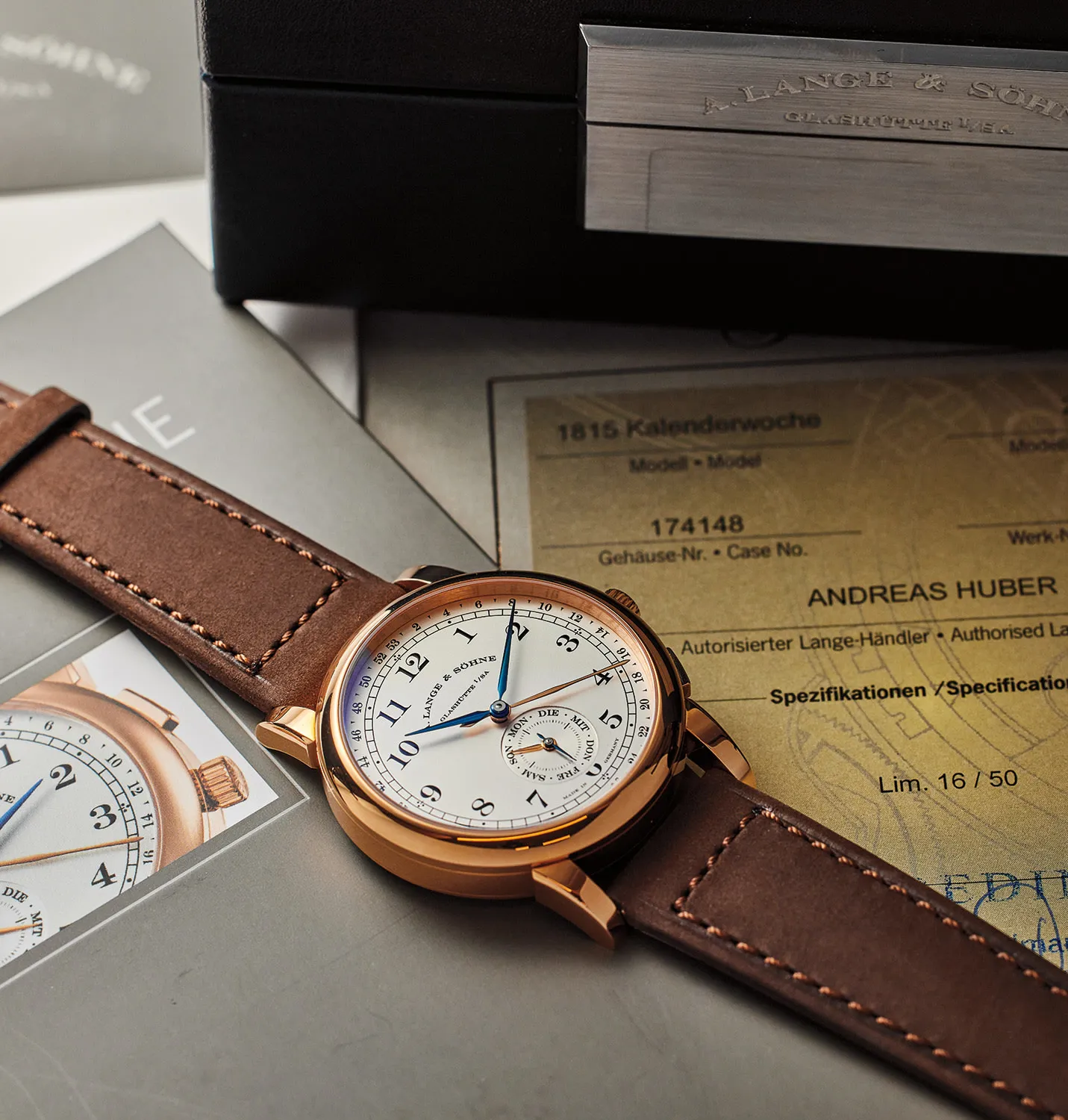 A. Lange & Söhne 1815 245.032 38.5mm Rose gold 1