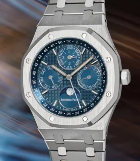 Audemars Piguet Royal Oak Perpetual Calendar 26574ST.OO.1220ST.02 Stainless steel Blue