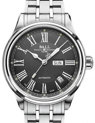 Ball Trainmaster NM1058D-S4J-GY 41mm Stainless steel Gray