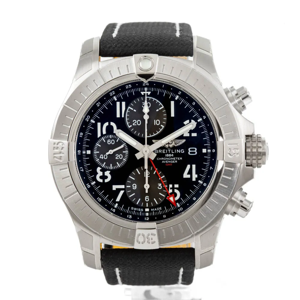 Breitling Avenger a24315101b1x2 45mm Stainless steel Black