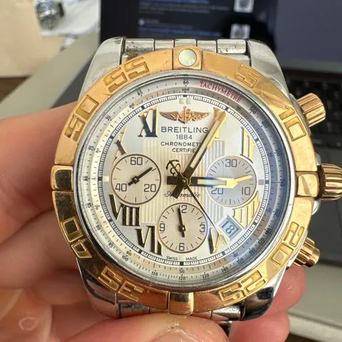 Breitling Chronomat 44 CB011012 44mm Yellow gold and Stainless steel White 6