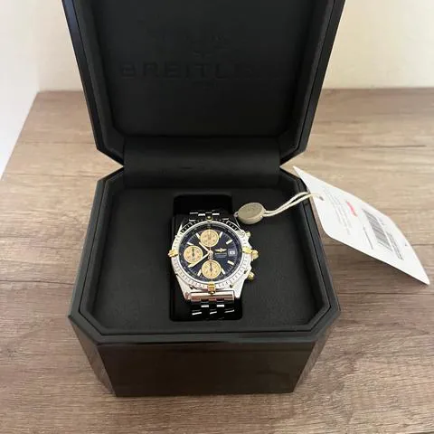 Breitling Chronomat B13050.1 39mm Yellow gold and stainless steel Black 1