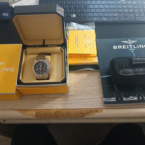 Breitling Crosswind Special B44356 44mm Yellow gold and Stainless steel Black 15