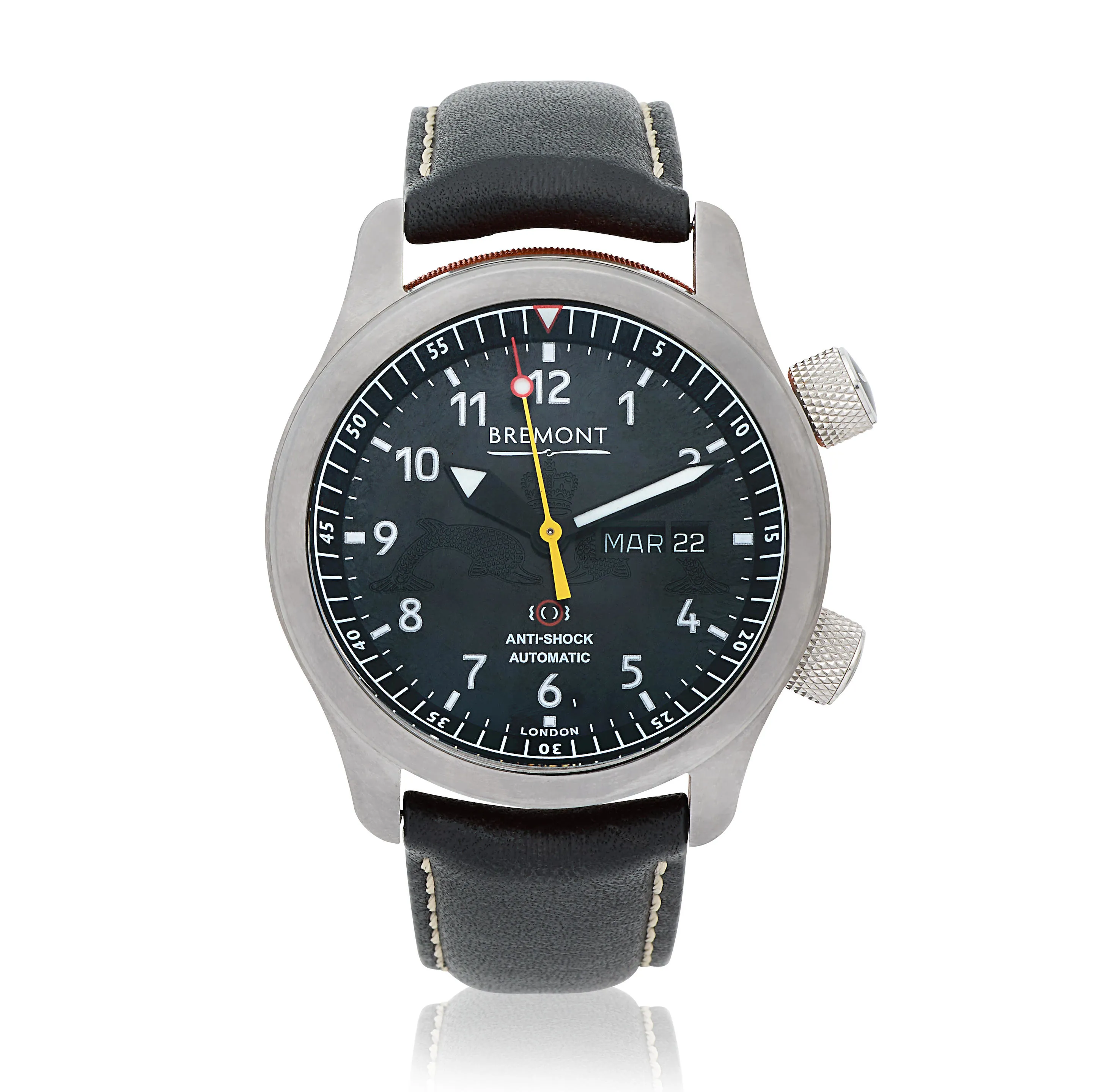 Bremont MB 43mm Stainless steel Black