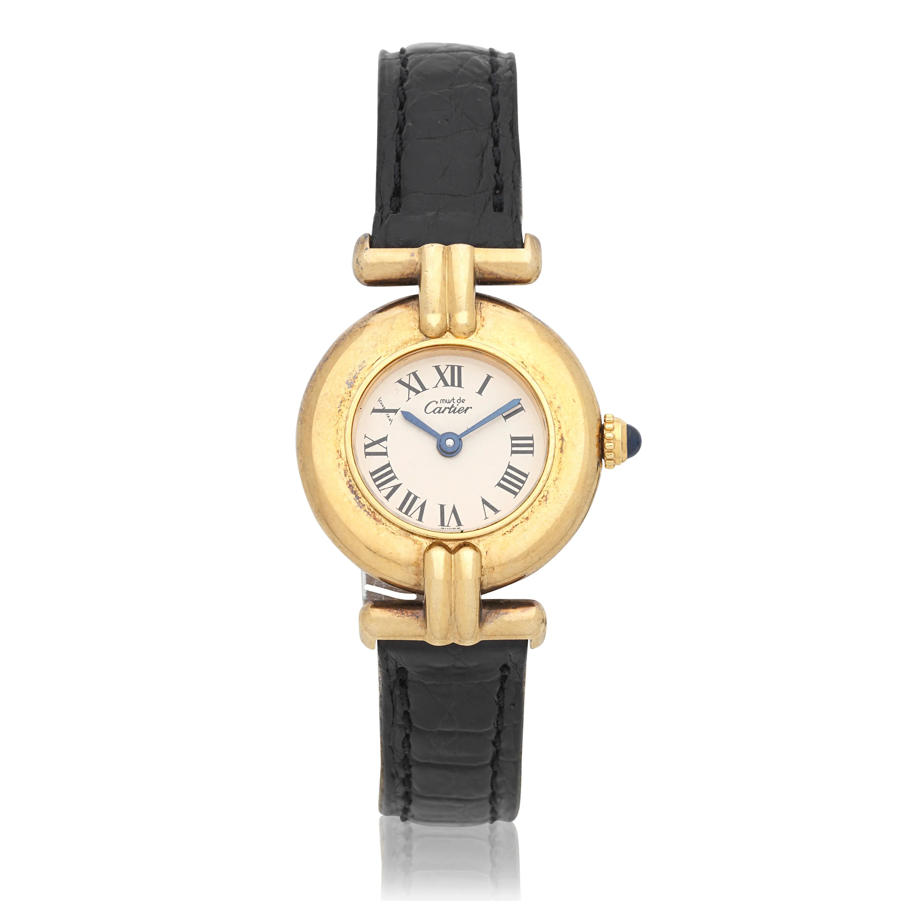 Cartier Colisee 590002 24mm Gold plated silver Silver