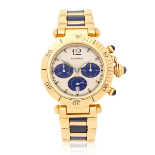 Cartier Pasha 30009 Yellow gold Silver