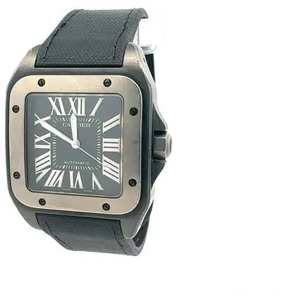 Cartier Santos 100 W2020010 38mm Stainless steel Black 1