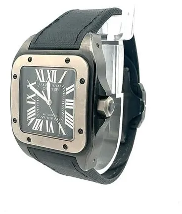 Cartier Santos 100 W2020010 38mm Stainless steel Black 2