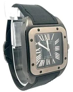 Cartier Santos 100 W2020010 38mm Stainless steel Black 4