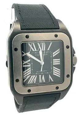 Cartier Santos 100 W2020010 38mm Stainless steel Black 6