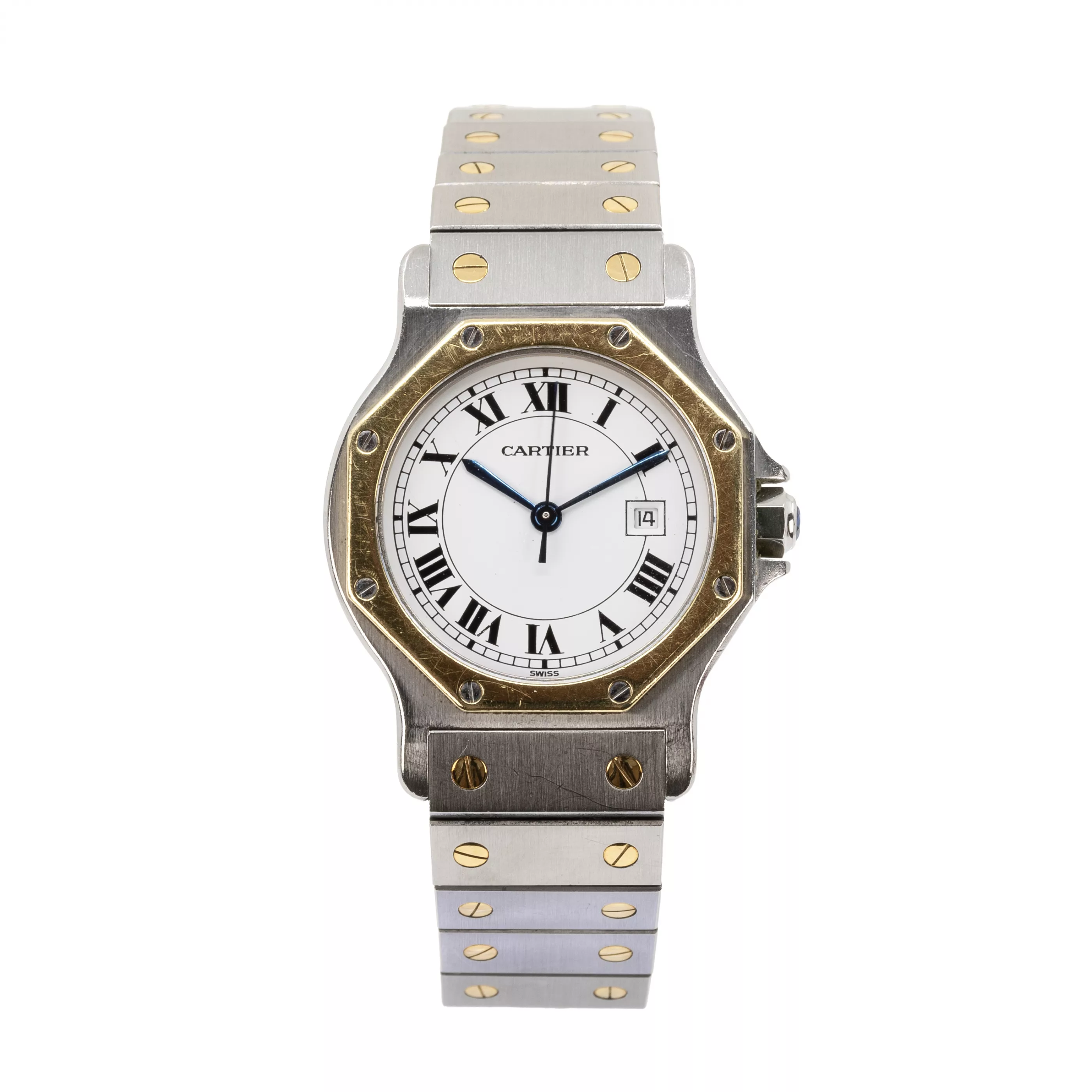 Cartier Santos Ronde 28mm Yellow gold and Stainless steel