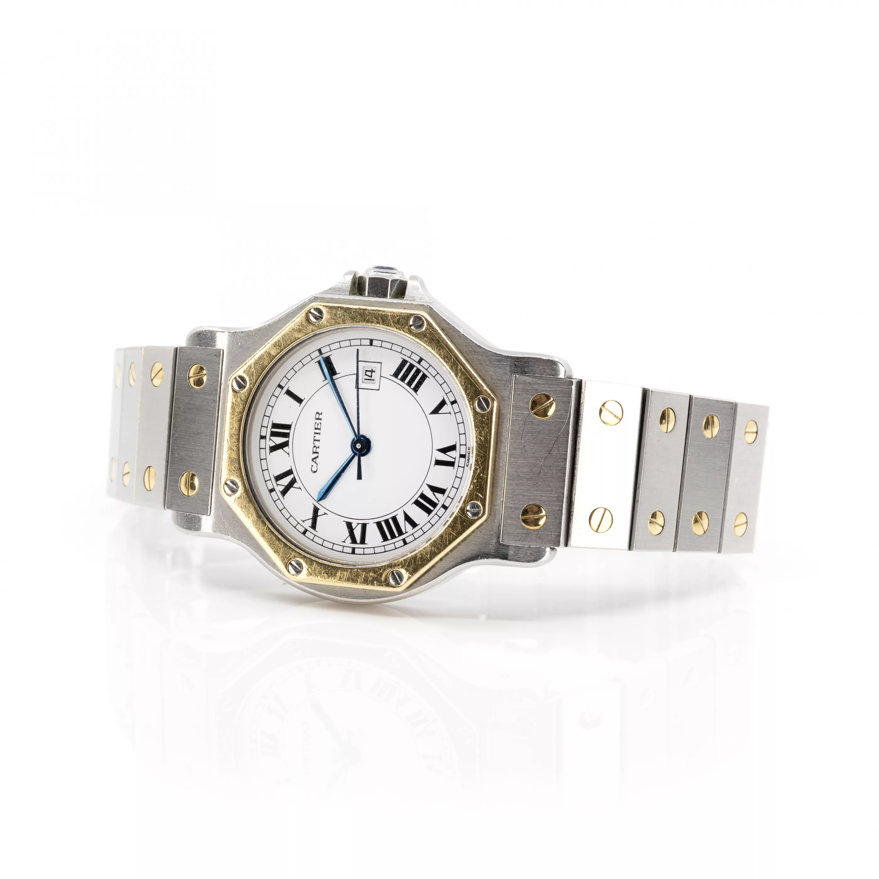 Cartier Santos Ronde 28mm Yellow gold and Stainless steel 1