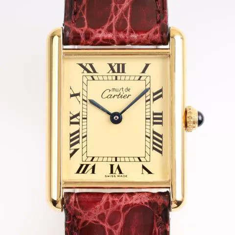 Cartier Tank 1615 23mm Silver Champagne 2