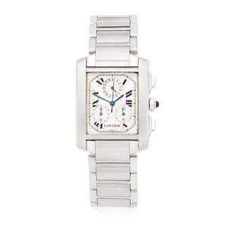 Cartier Tank Française 2303 Stainless steel Silver