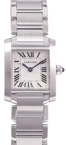 Cartier Tank Française W51008Q3 Stainless steel White