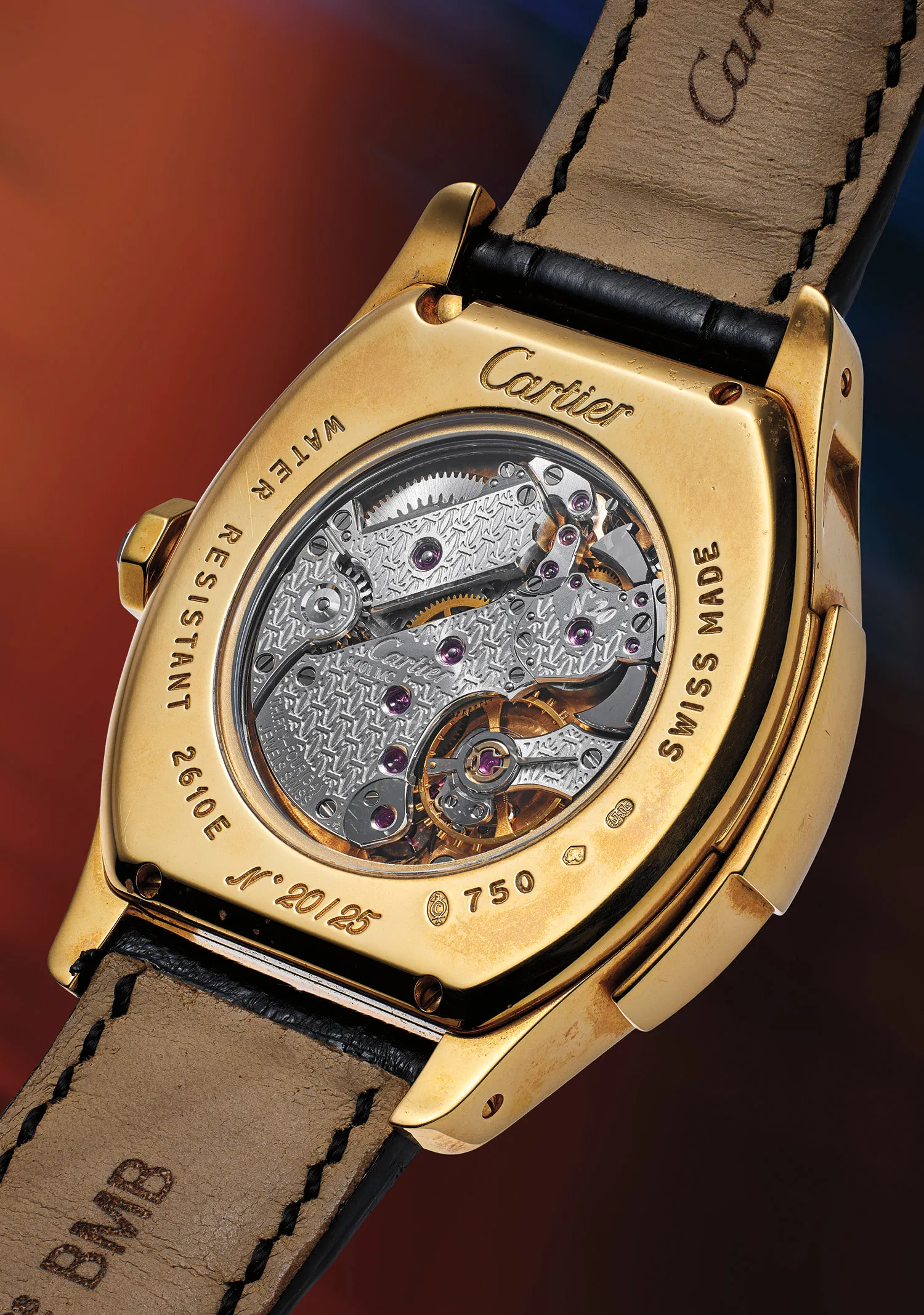 Cartier Tortue Minute Repeater 2610E 35.5mm Yellow gold 2