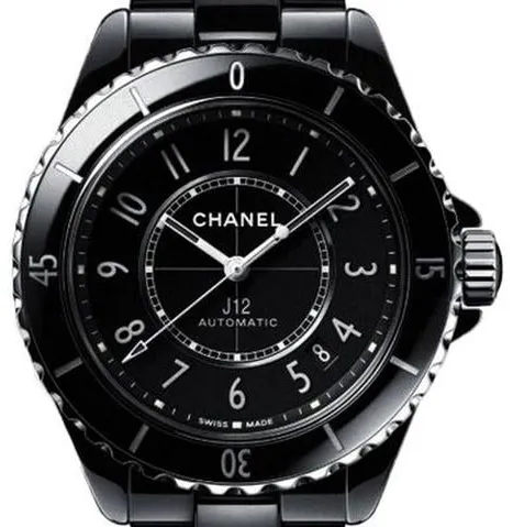 Chanel J12 H5697 38mm Black ceramic Black