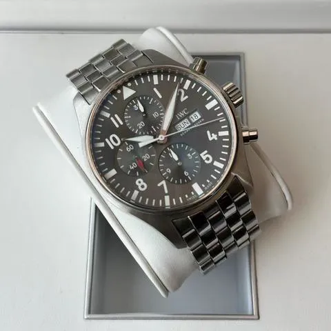 IWC Pilot Spitfire Chronograph IW377719 43mm Stainless steel Gray 1