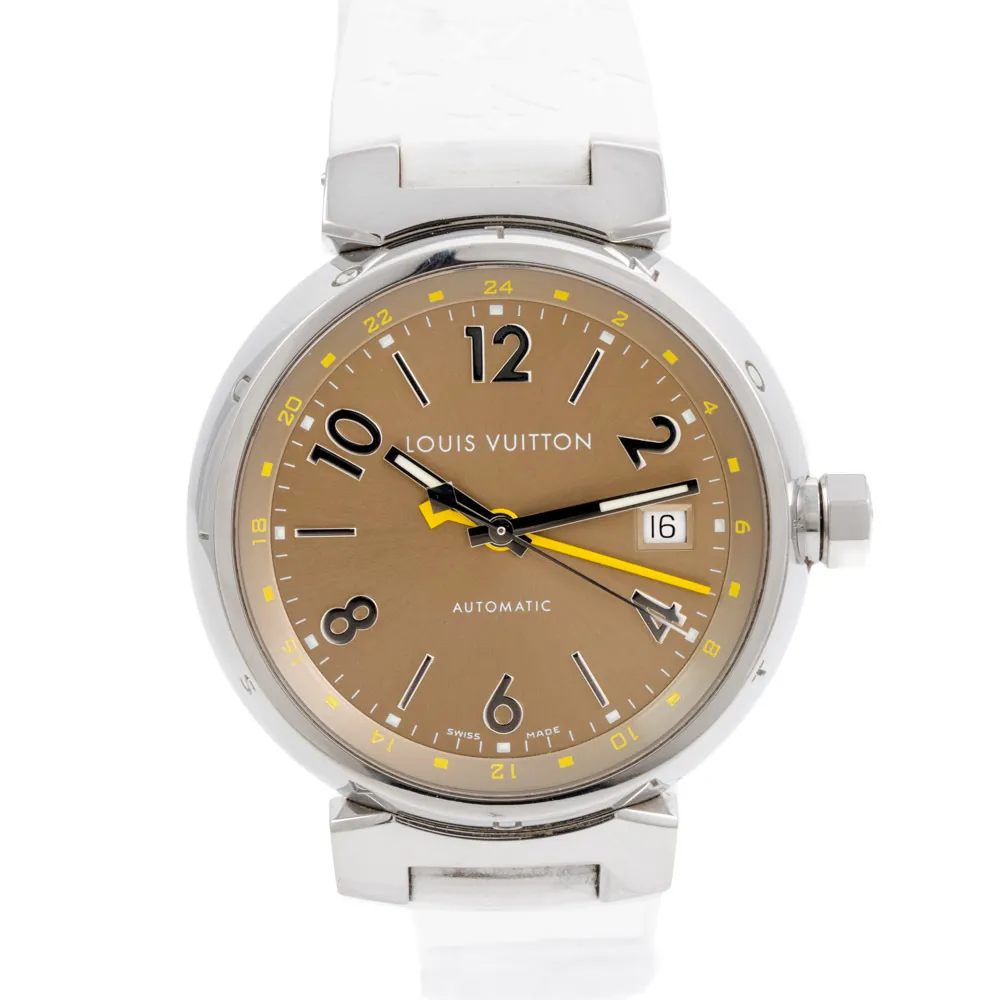 Louis Vuitton Tambour Q1132 39mm Stainless steel Brown