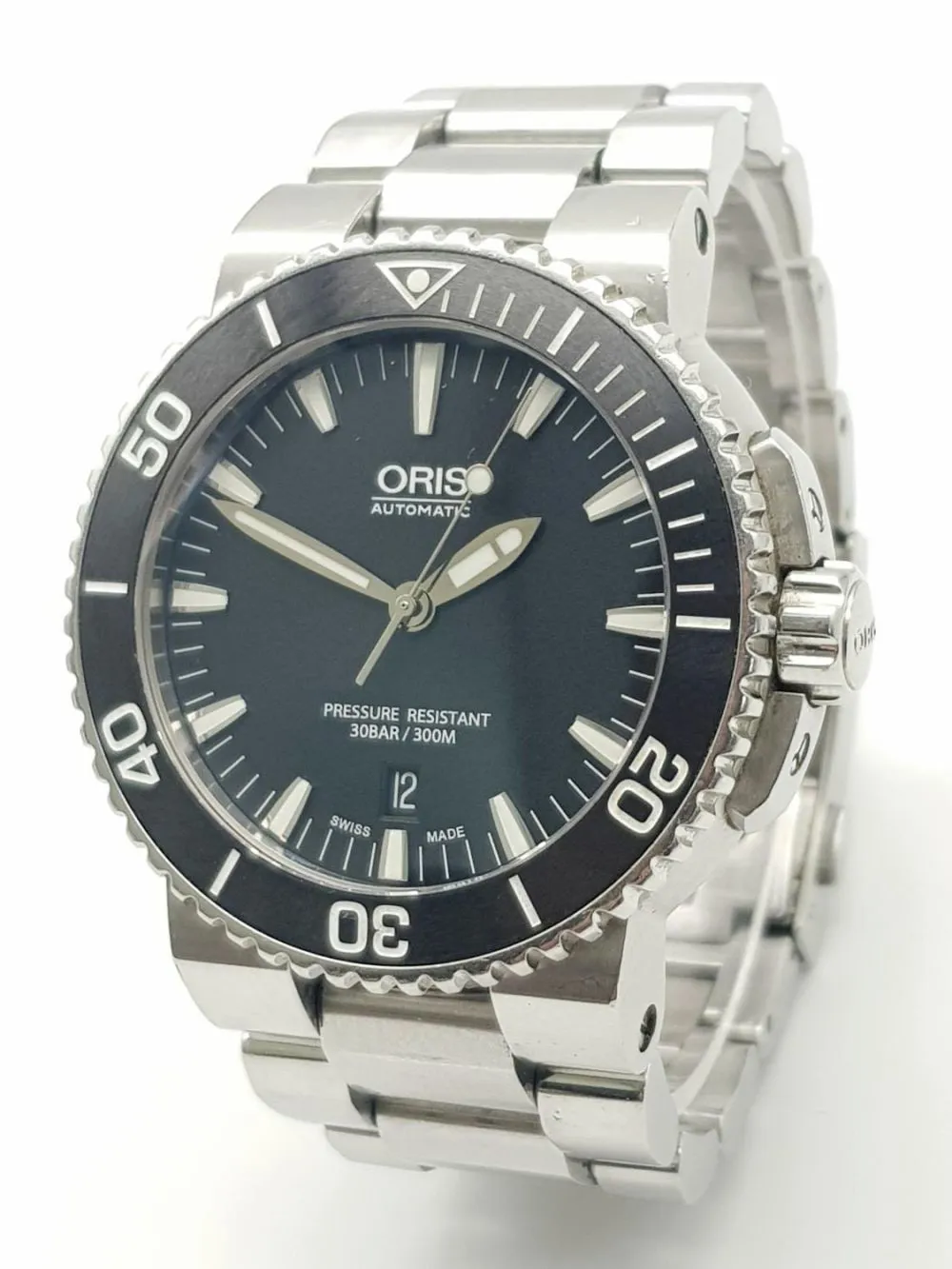 Oris Divers 7653 43mm Stainless steel Black