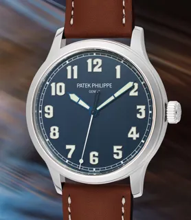 Patek Philippe Calatrava 5522A-001 Stainless steel Blue