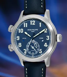 Patek Philippe Calatrava 7234G-001 White gold Blue