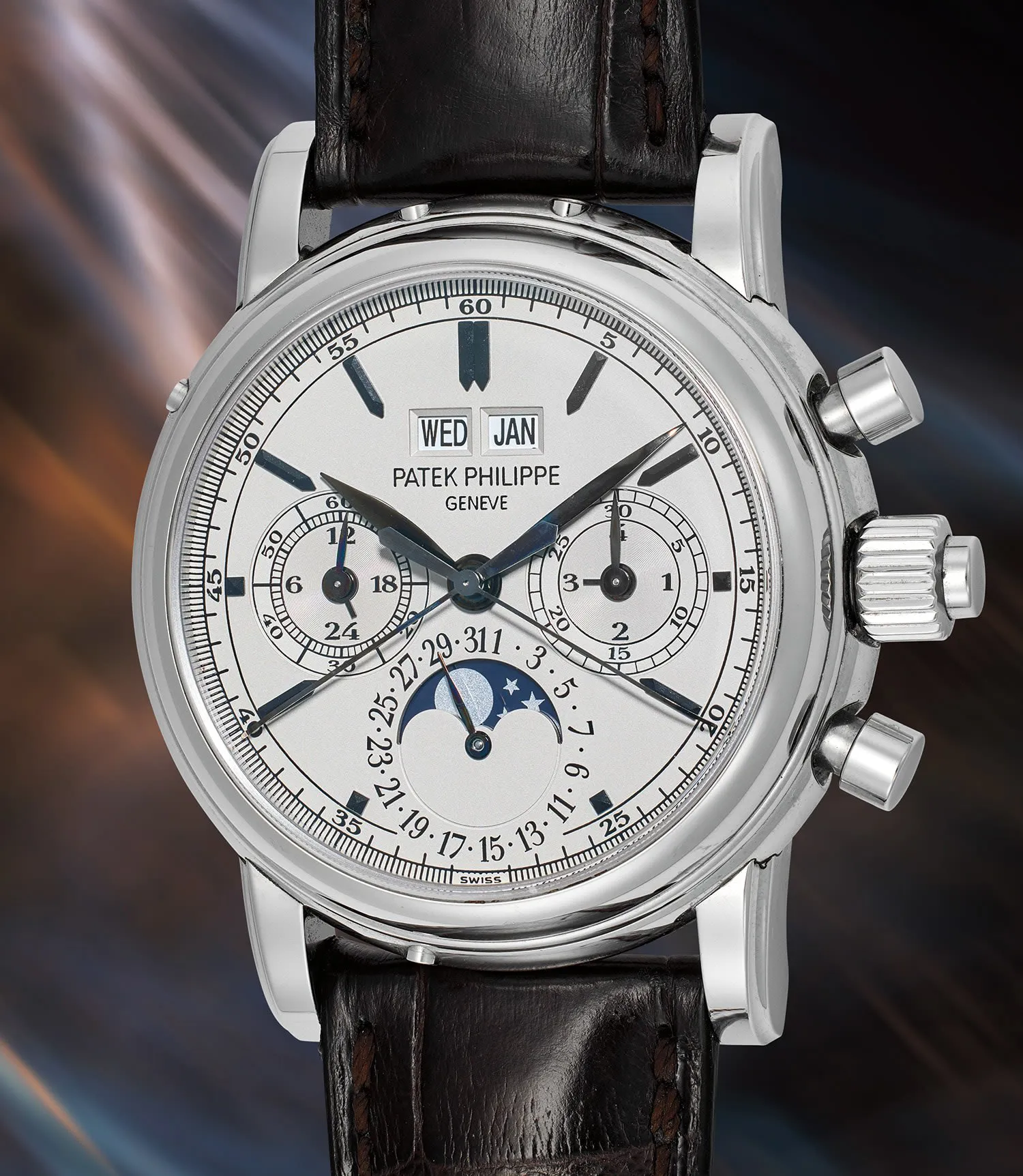 Patek Philippe Perpetual Calendar Split-Seconds Chronograph 5004A-001 36mm Stainless steel Silver