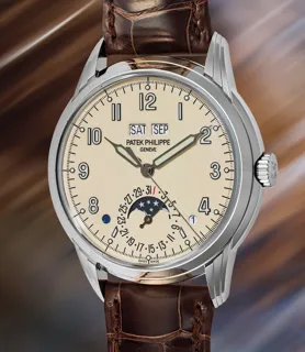 Patek Philippe Perpetual Calendar 5320G-001 White gold Beige