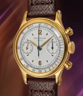 Patek Philippe Chronograph 1463 Yellow gold Silver