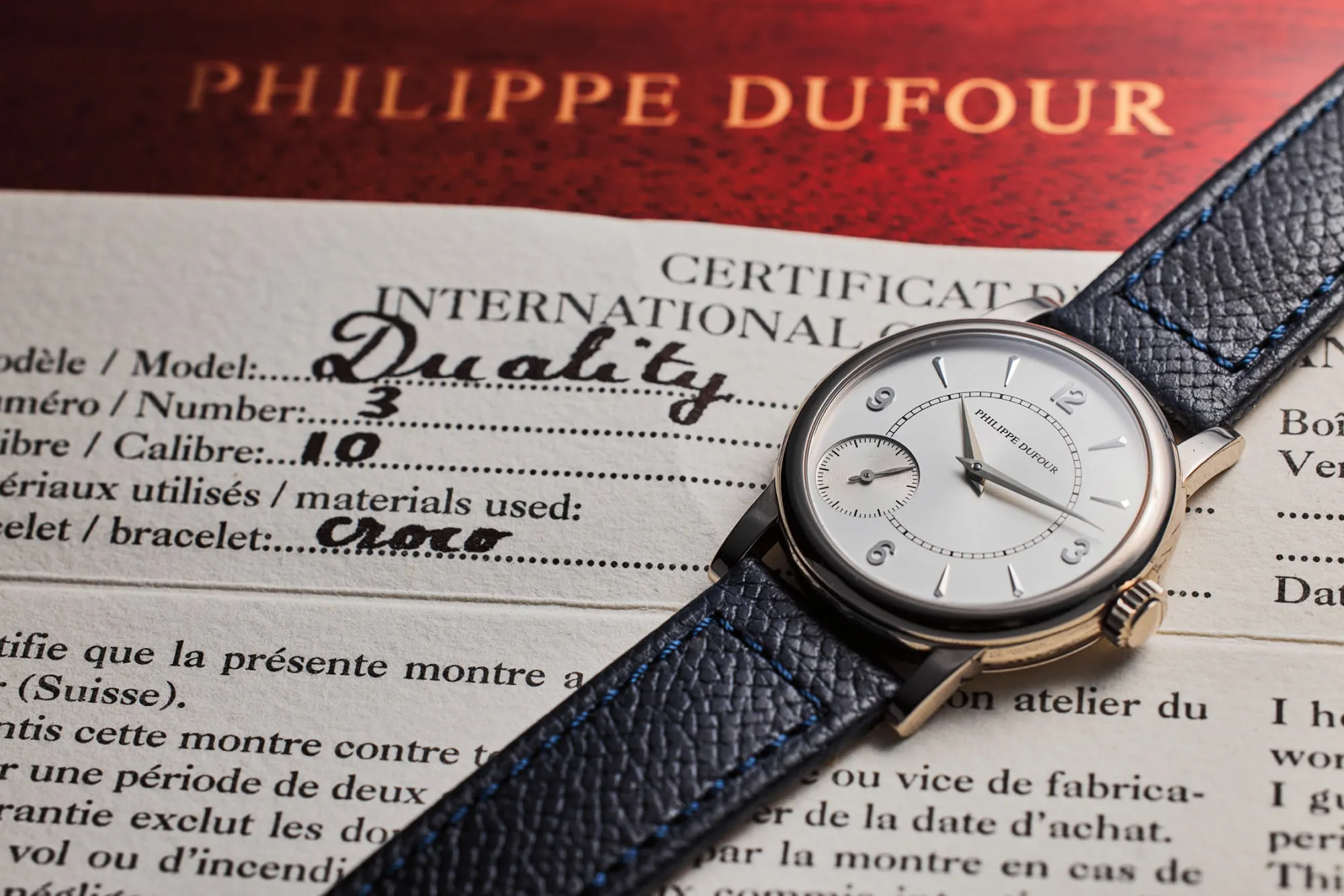 Philippe Dufour Duality 34mm White gold 1