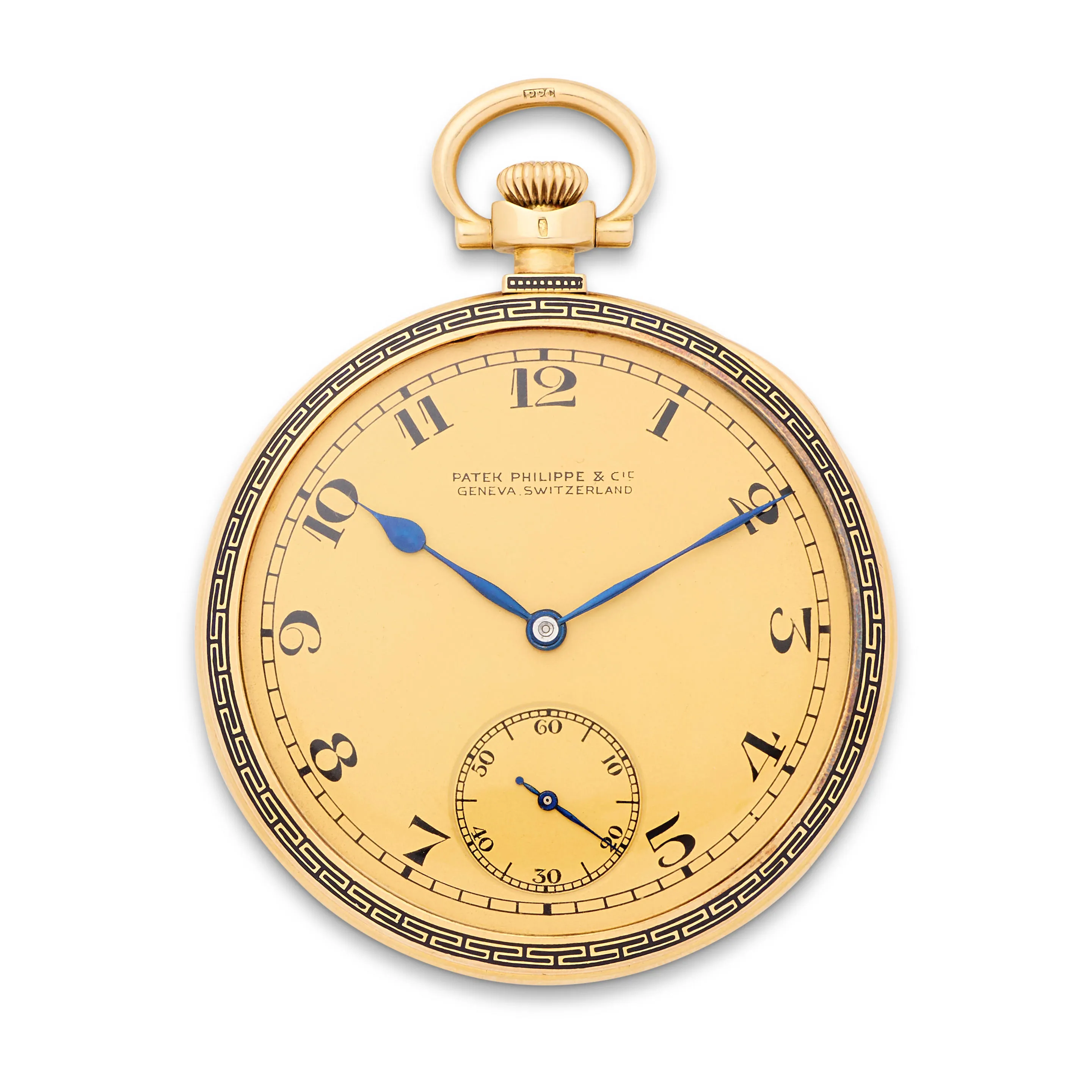 Patek Philippe 45mm Yellow gold and Enamel Champagne