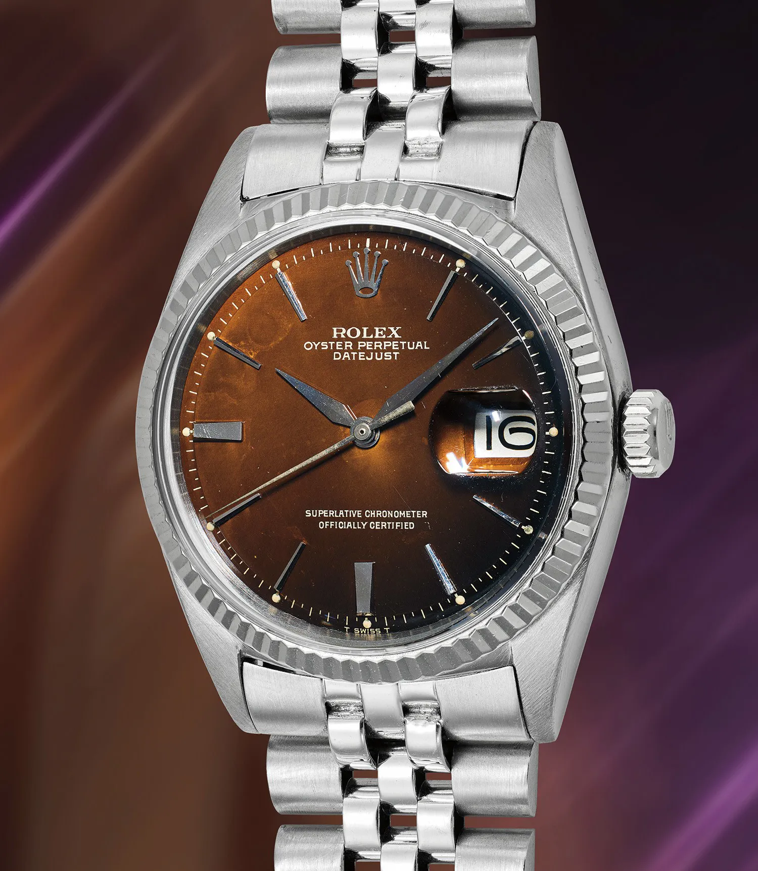 Rolex Datejust 1601 36mm White gold Tropical