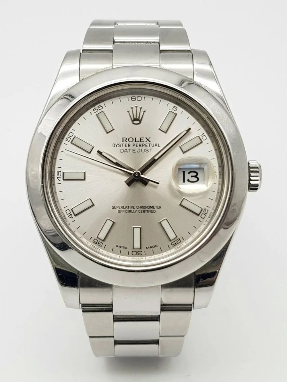 Rolex Datejust II 116300 41mm Steel Silver