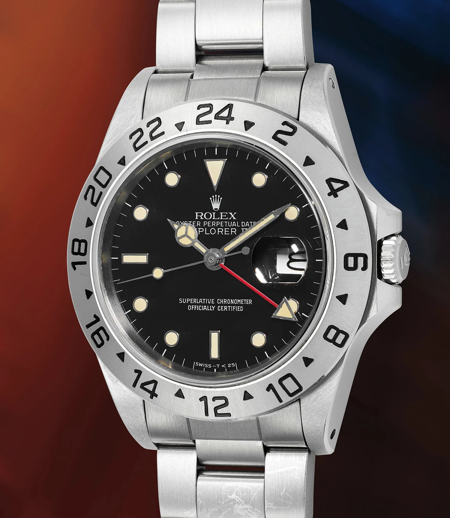 Rolex Explorer II 16550 40mm Stainless steel Black