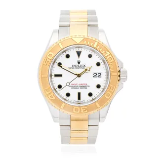 Rolex Yacht-Master 40 16623 Yellow gold and Stainless steel White