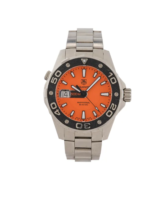 TAG Heuer Aquaracer WAJ1113 43mm Stainless steel Orange