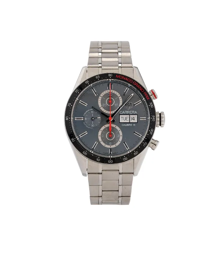 TAG Heuer Carrera CV2A1M 45mm Stainless steel Grey