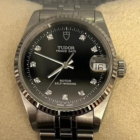 Tudor Prince Date 72034 32mm Stainless steel Black