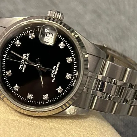 Tudor Prince Date 72034 32mm Stainless steel Black 11