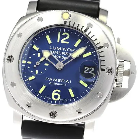 Panerai Submersible PAM 00087 47mm Titanium Blue