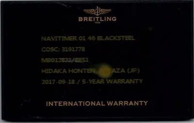 Breitling Navitimer 01 MB012822 46mm Stainless steel Black 4