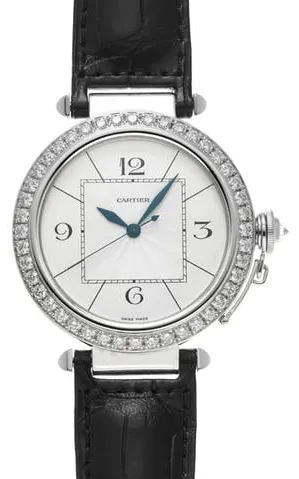 Cartier Pasha WJ118751 42mm White gold Silver