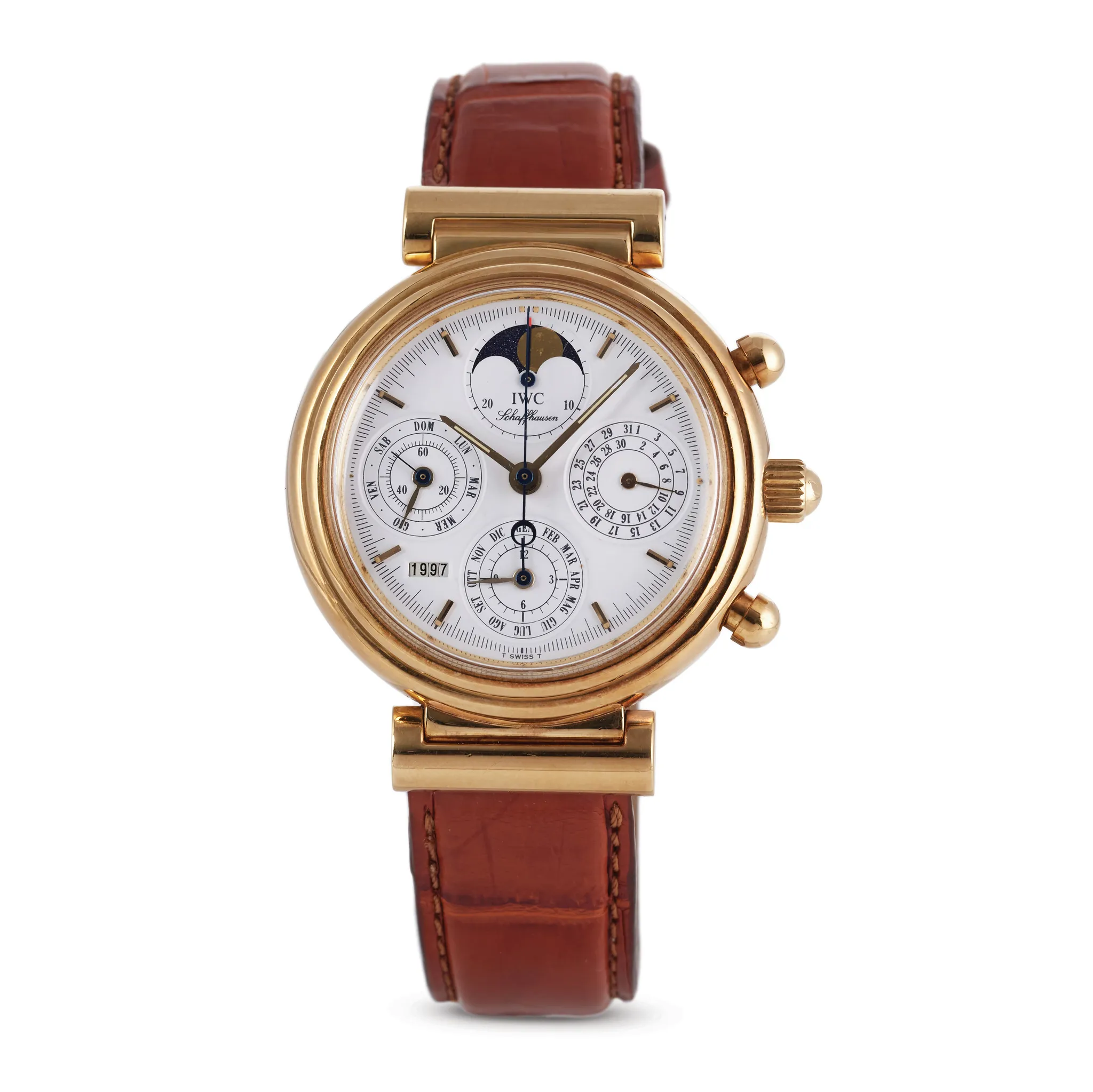 IWC Da Vinci 3750 39mm Yellow gold