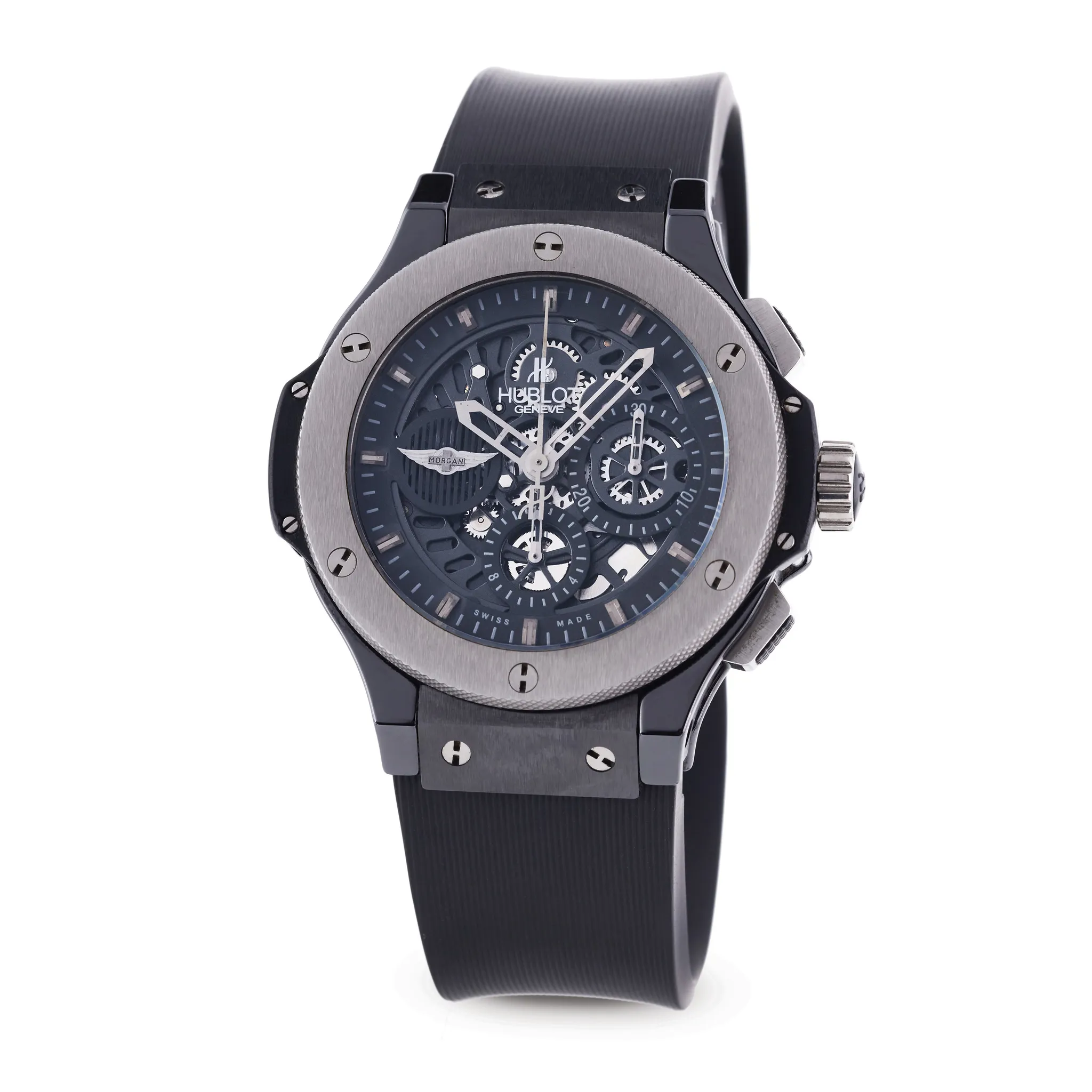 Hublot Big Bang Aero 310.CK.1140.RX.MOR08 45mm Ceramic and Titanium and Tungsten Skeletonized