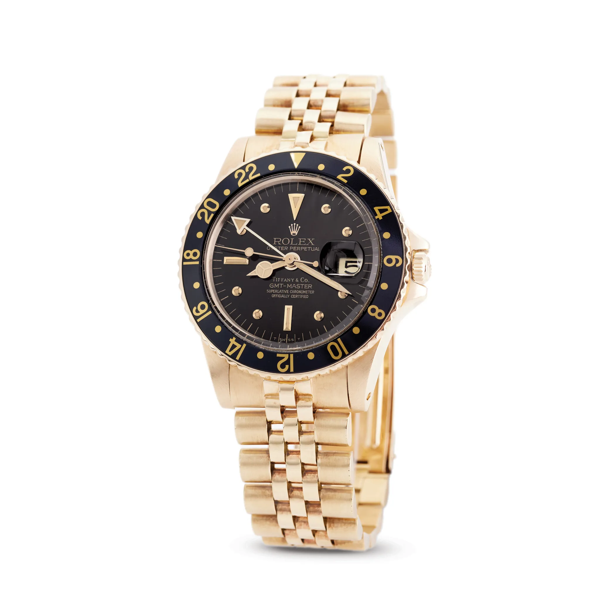 Rolex GMT-Master 40mm Yellow gold Black