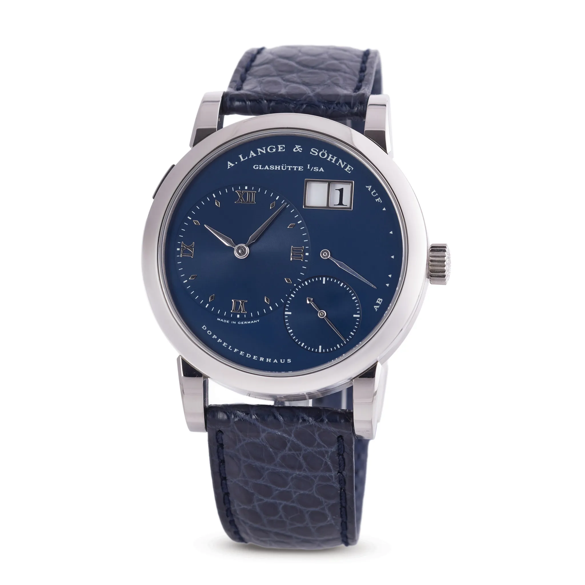 A. Lange & Söhne Lange 1 101.027 38.5mm White gold Blue